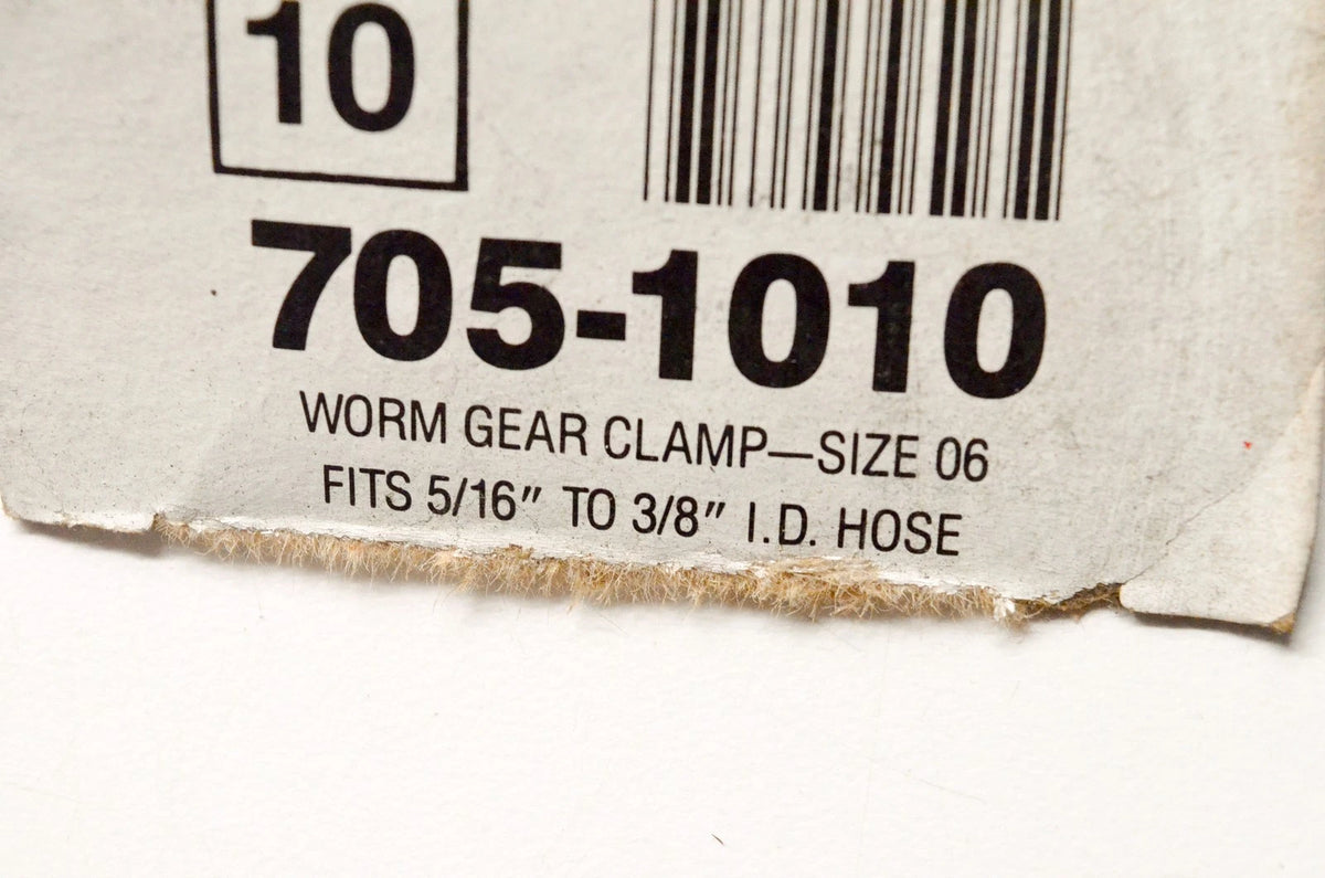 2X Hose Clamp Size 06 for Napa 705-1010