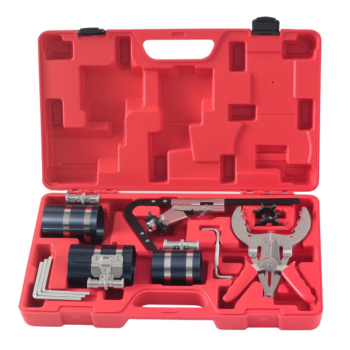 11PC Engine Piston Ring Compressor Tool Set 53-175mm