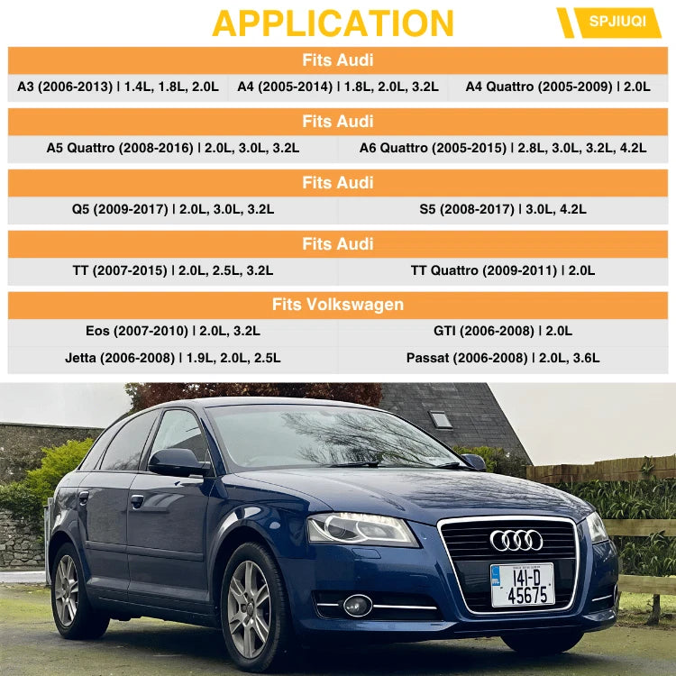 Fuel Oil Pressure Sensor Regulator 06E906051K for Audi A3 A4 A5 A6 Q5 S5 TT (2006–2019)