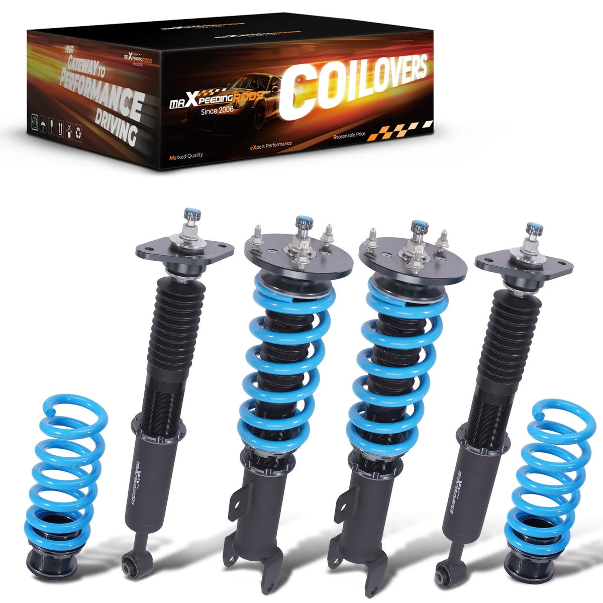 Coilovers 24 Way Damper Adjustable for Dodge Charger (2011–2022)