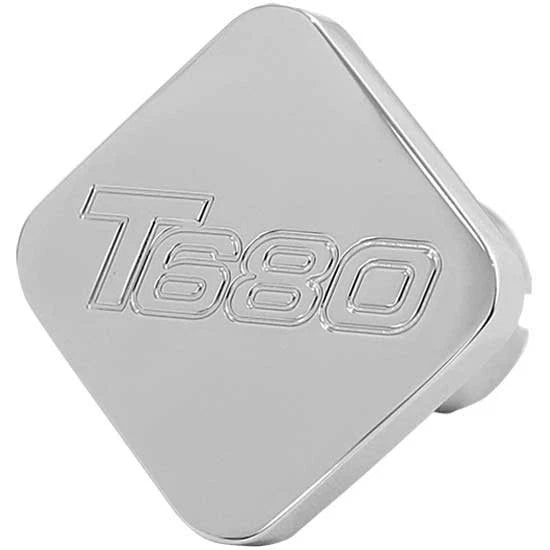 Chrome-Plated Aluminum Square Knob for Kenworth T680 (2017–2023)