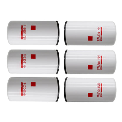 Set of 6 Fuel Filters for Cummins FF63041 (Fits FF63041, 5526400, FF63041NNEB)
