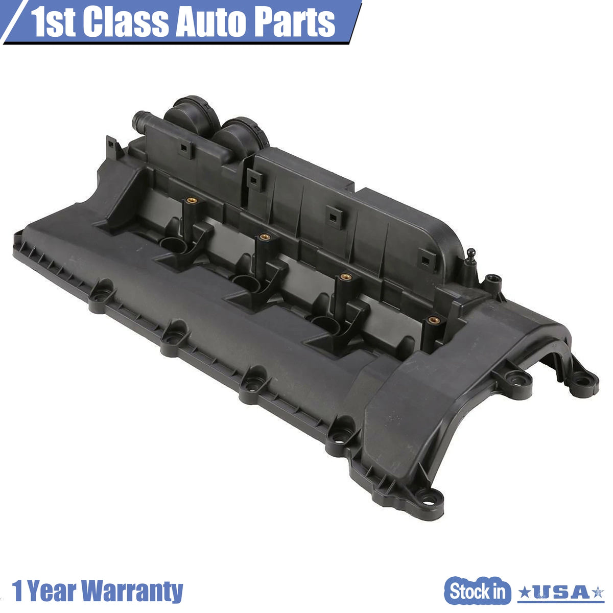 Set of 2 Engine Valve Covers for Land Rover LR4 (2010–2019) 5.0L