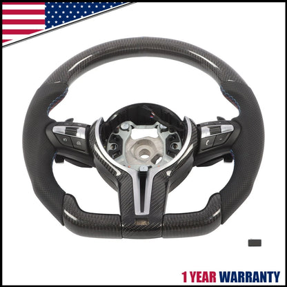 Carbon Fiber Steering Wheel for BMW F20 F30 F32 F80 F82 F87 M2 M3 M4 (2012–2020)
