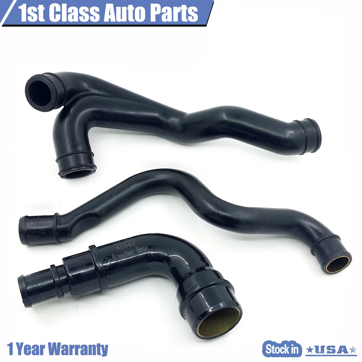 Crankcase Breather Hose Kit for Audi TT Quattro, VW Golf, Jetta 1.8L Turbo (2000–2006)