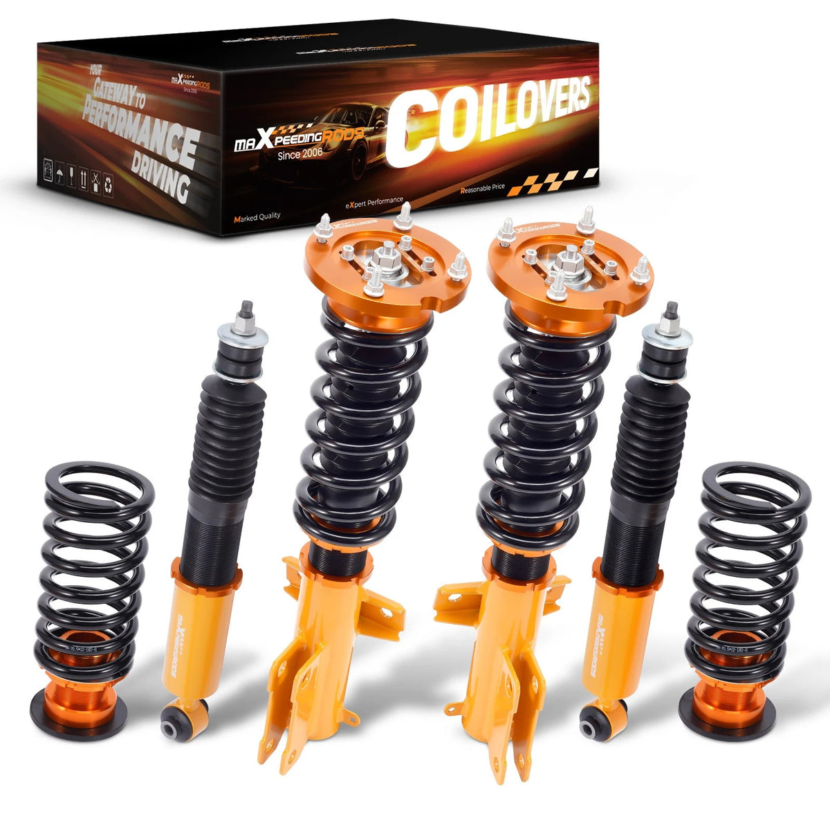Coilovers Suspension Set for Ford Mustang (2005–2014) Adj. Height Struts Shocks