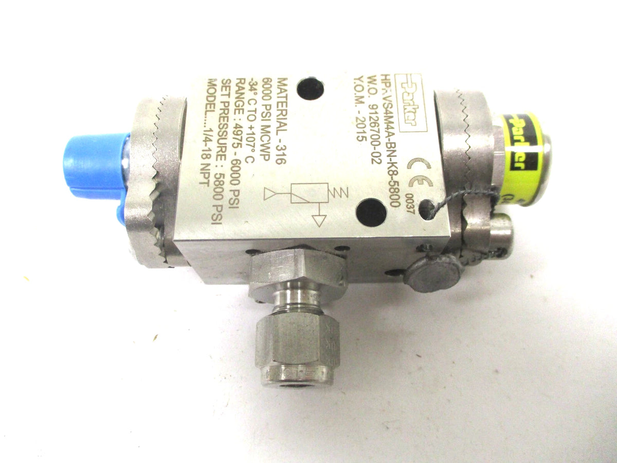 Parker Proportional Relief Valve HPRVS4M4A-BN-K8 5800 PSI for