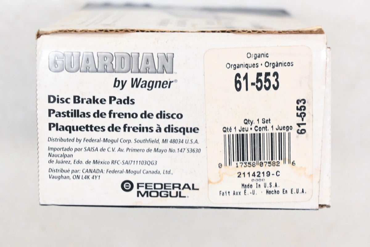 Disc Brake Pad Kit for Wagner (61-553)