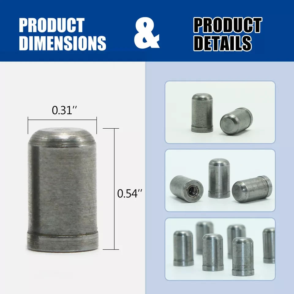 Set of 8 AFM DOD Oil Block Off Plugs for Gen IV LS & Gen V LT (2005–2019)