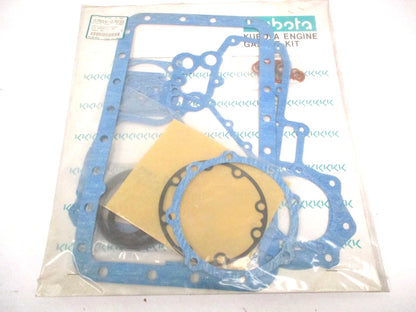 Set of 2 OEM Kubota Engine Lower Gasket V1902 KX101 KX151 07916-27835 07916-27830