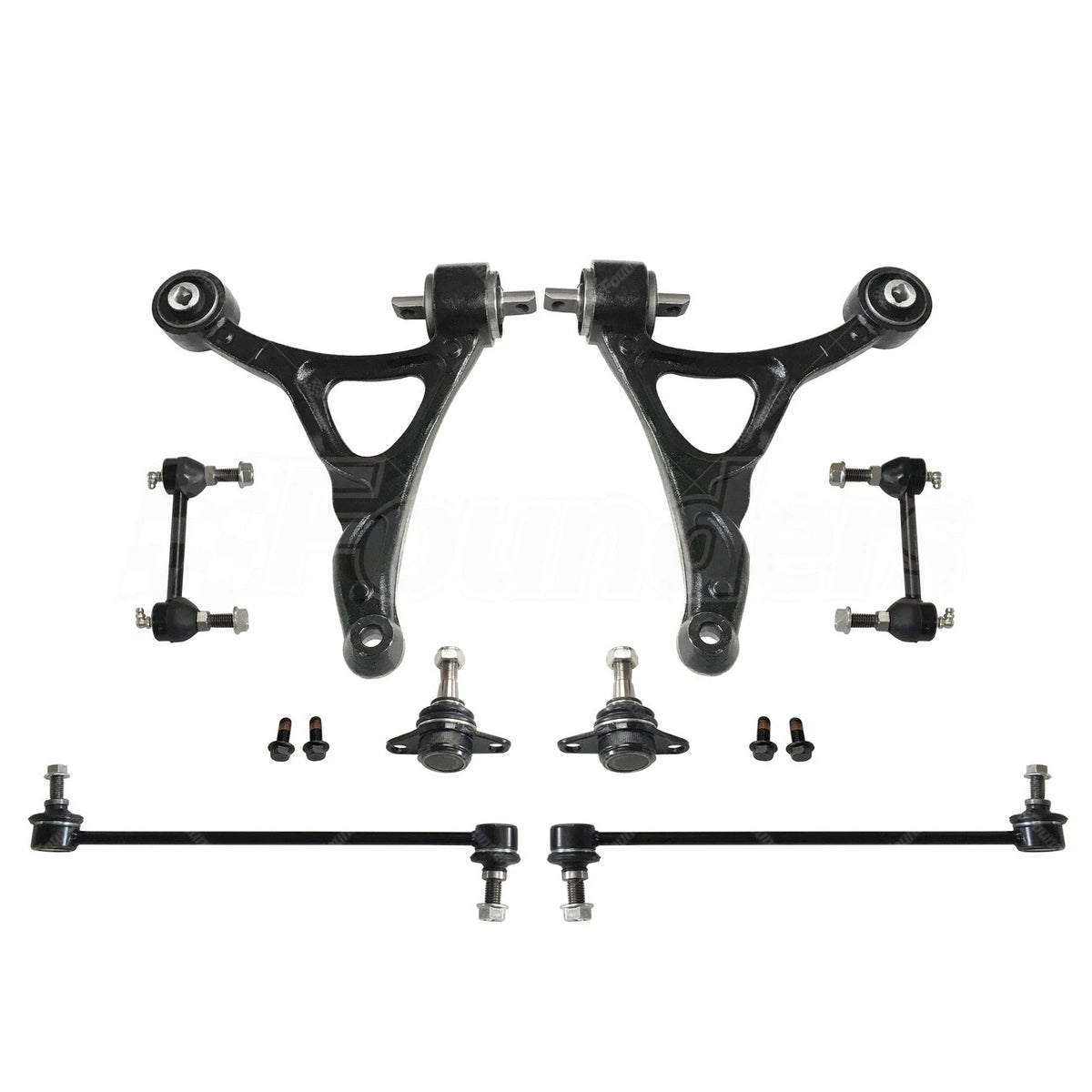 Front Lower Control Arm Ball Joint Sway Bar Link Kit for Volvo XC90 (2003–2011)