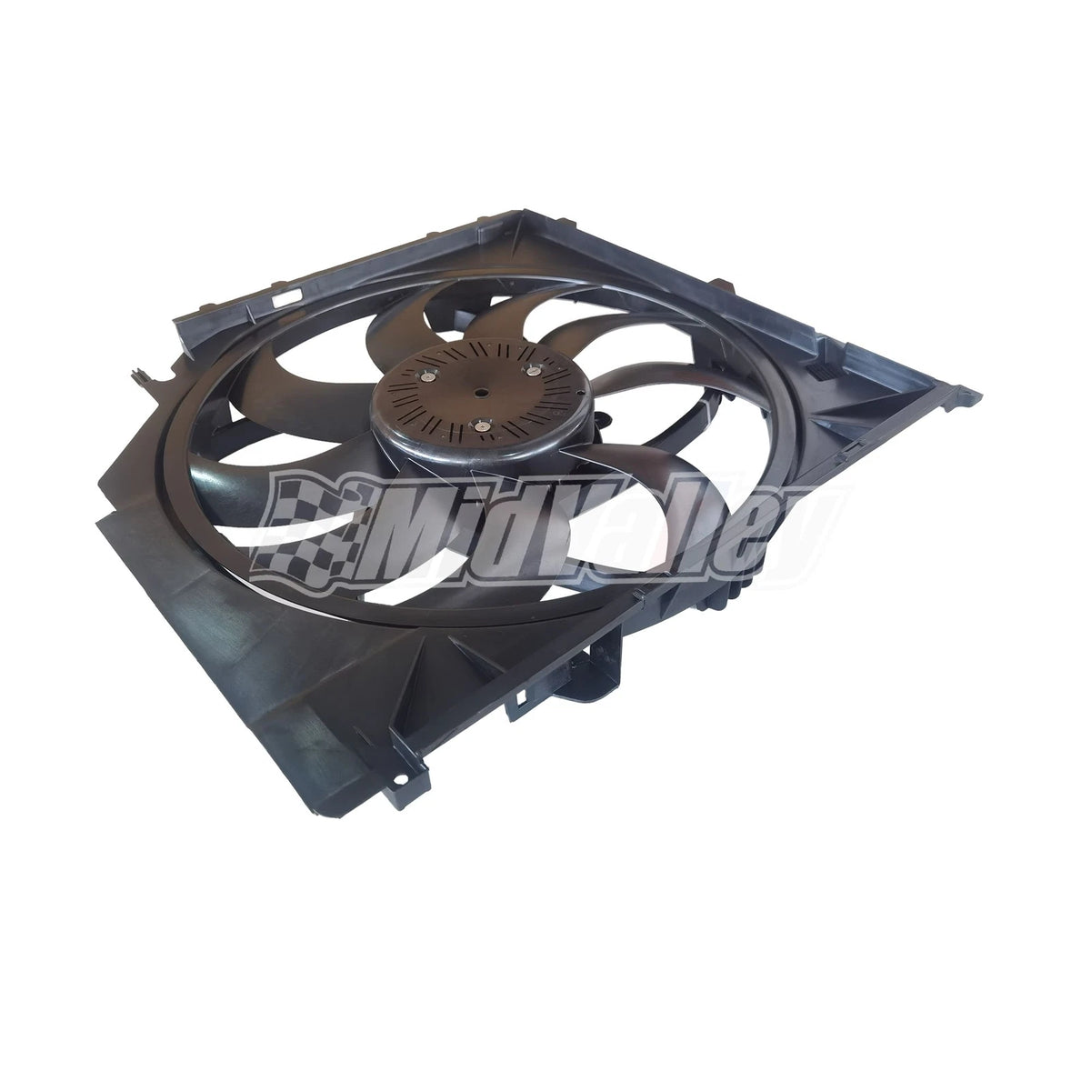 Dual Radiator and Condenser Fan Assembly for BMW X3 (2004–2010)