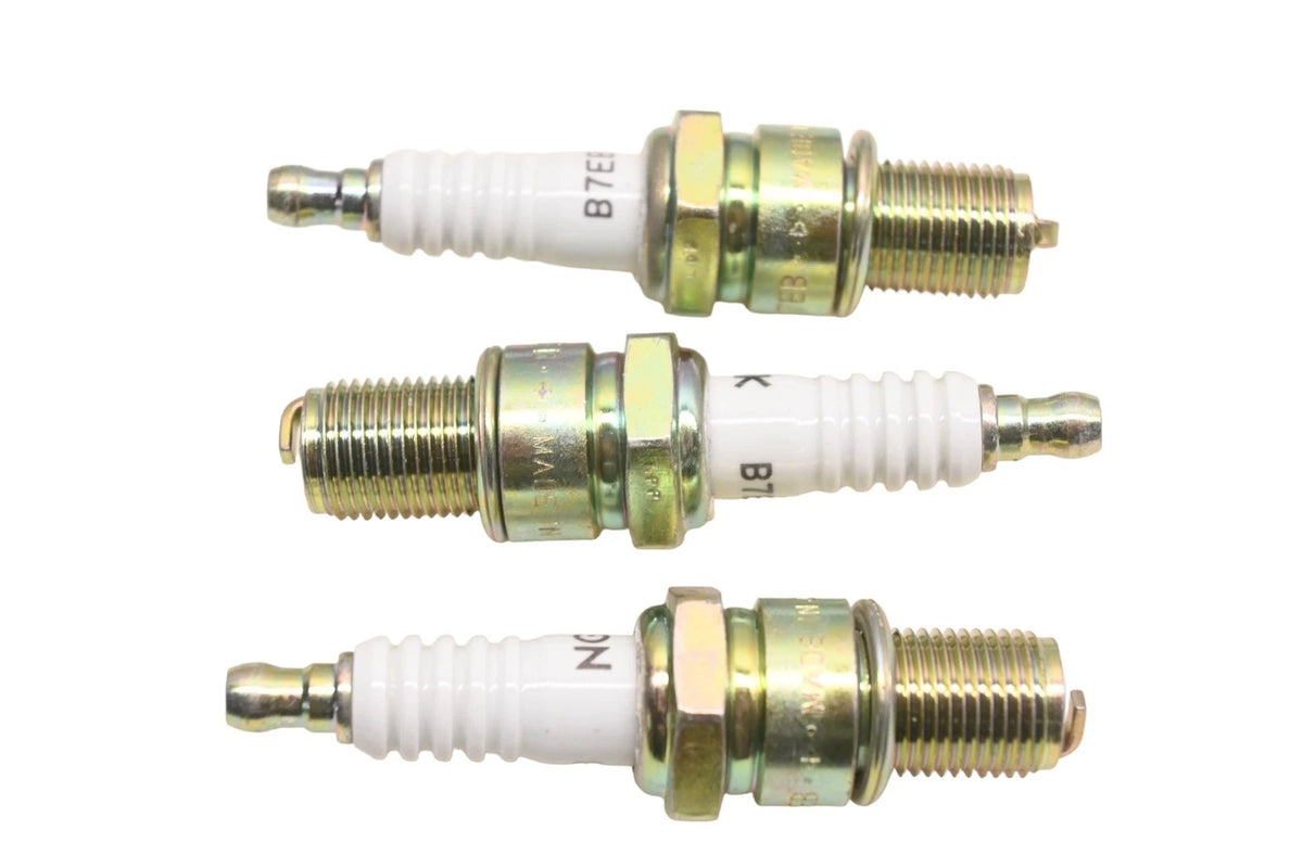 3X NGK B7EB Spark Plugs for