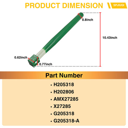 10Pcs Auger Finger Poly for John Deere 200 900 Series (H205318, AMX27285)