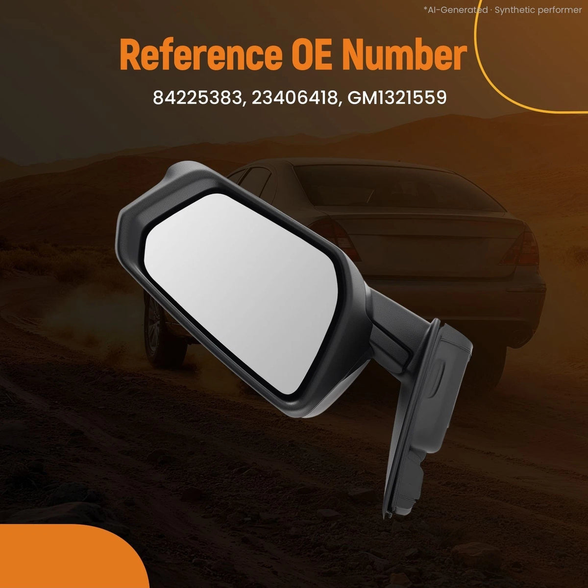 Right Mirror for Chevrolet Equinox 2018–2021 Heated Power Adjust