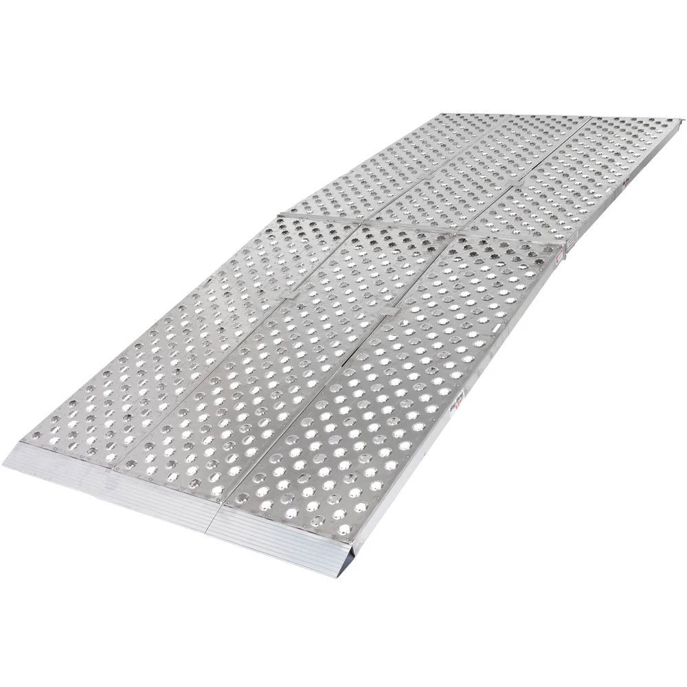 9' Extra-Wide Motorcycle Ramp for Truck, Trike (4,500 lb Cap)