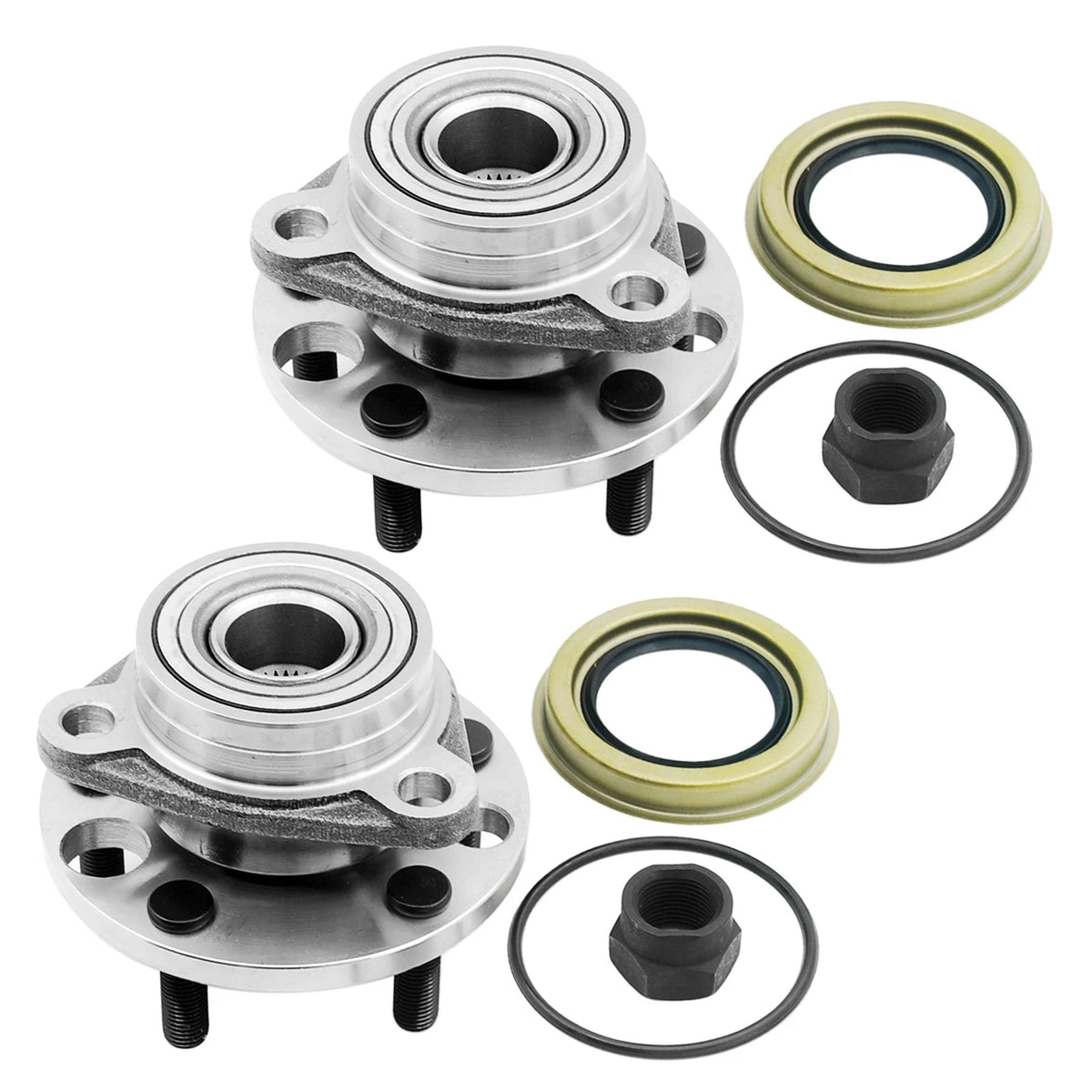 2X Front Wheel Bearing Hub Assembly 513017K for Pontiac Sunfire Chevy Cavalier (1995–2005)