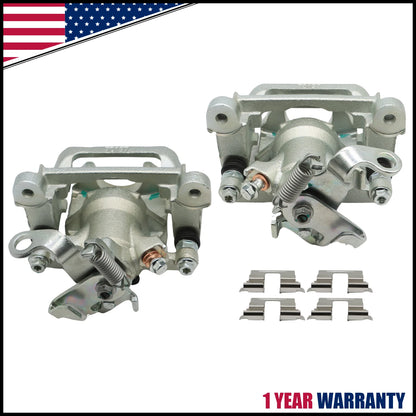 2X Rear Brake Caliper w/ Bracket for Mitsubishi Outlander (2013–2018)