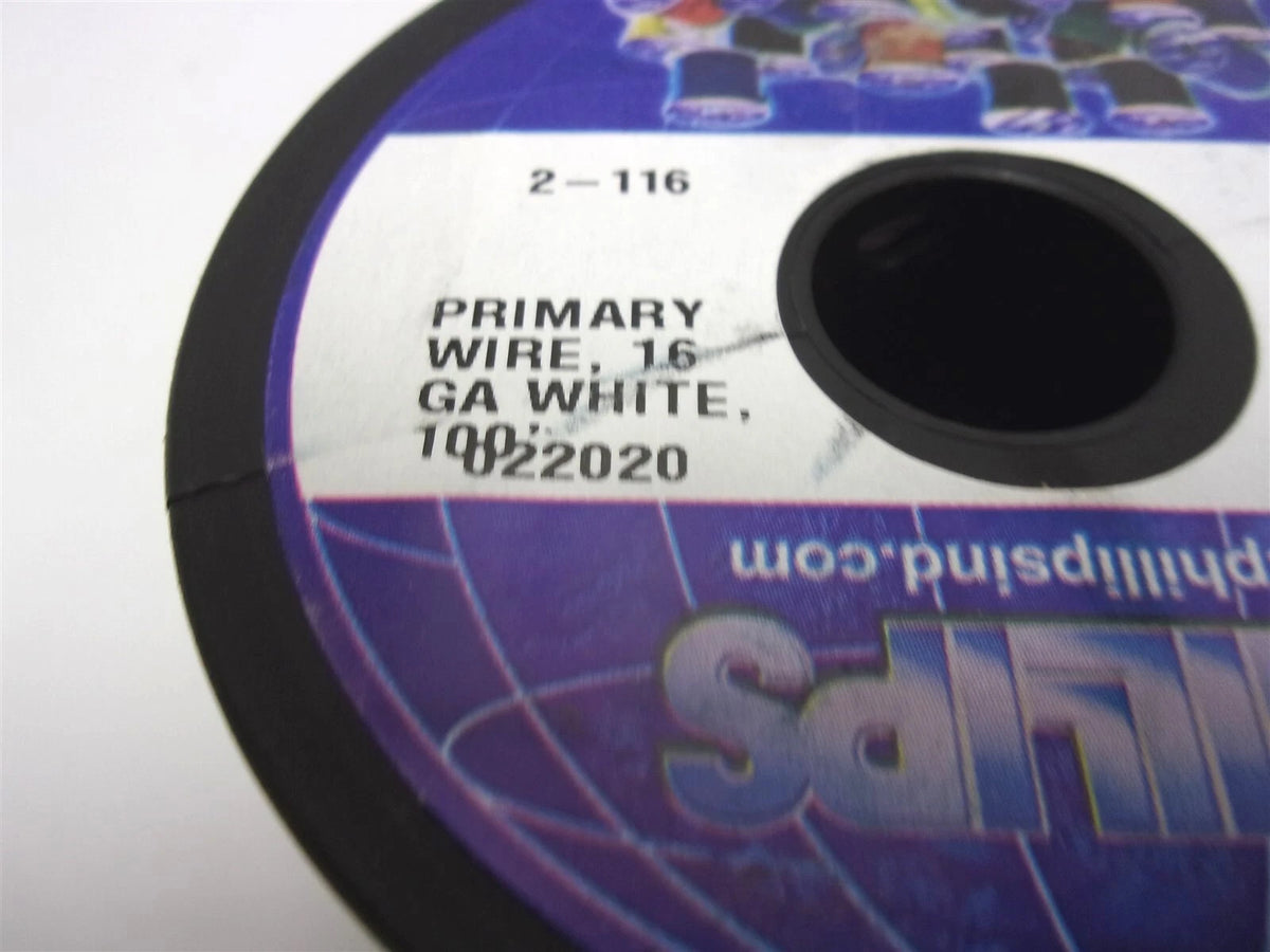 2X 16 Gauge Primary Wire for (100' Spool, SAE Type GPT)