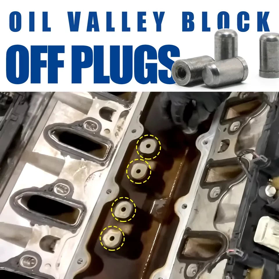 Set of 8 AFM DOD Oil Block Off Plugs for Gen IV LS & Gen V LT (2005–2019)