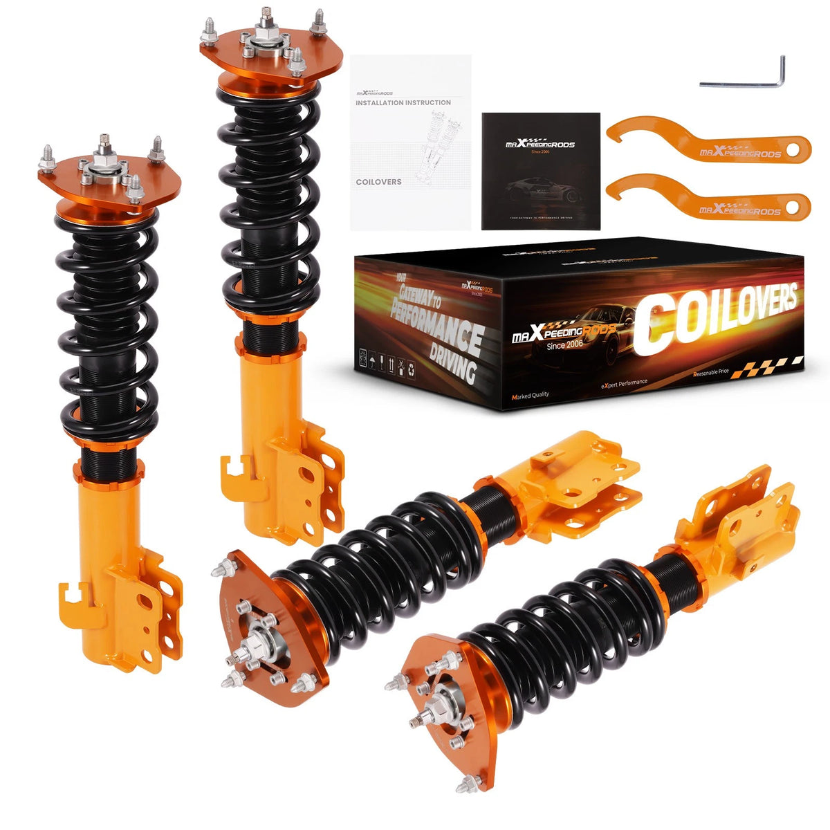 Adjustable Coilovers Suspension Lowering Kit for Subaru Forester (1998–2002)