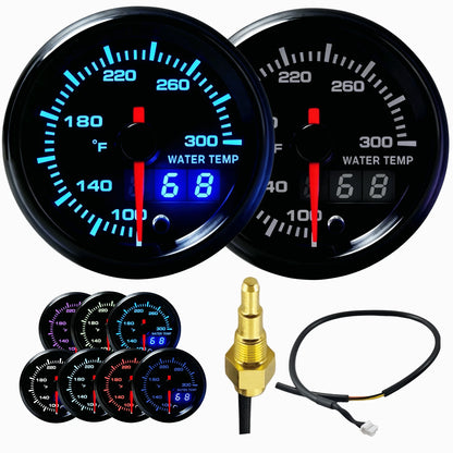 Coolant Temp Gauge Assembly with Sensor Bracket for Double Vision