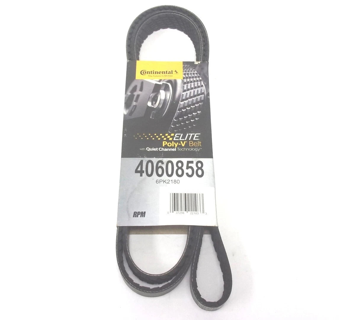 Serpentine Poly-V Belt 6PK2180 for Continental Elite (85-4/5" x 27/32")