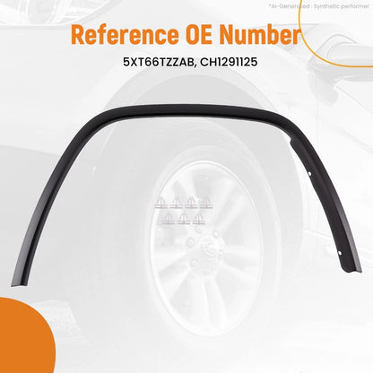 Black Front Fender Flare for Jeep Grand Cherokee (2017–2022)
