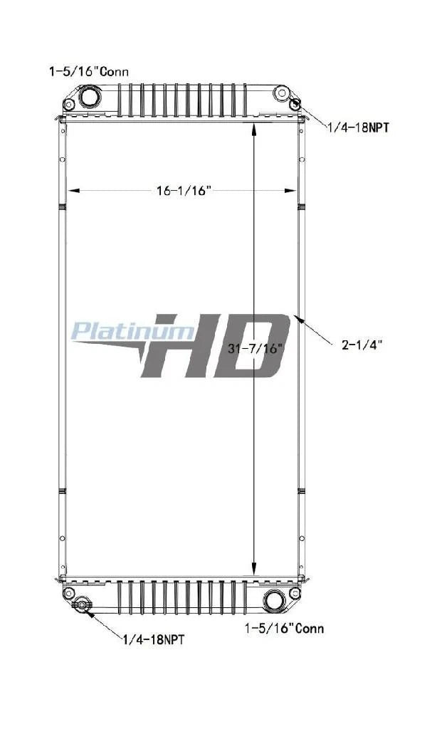 Radiator for Freightliner Argosy (US)