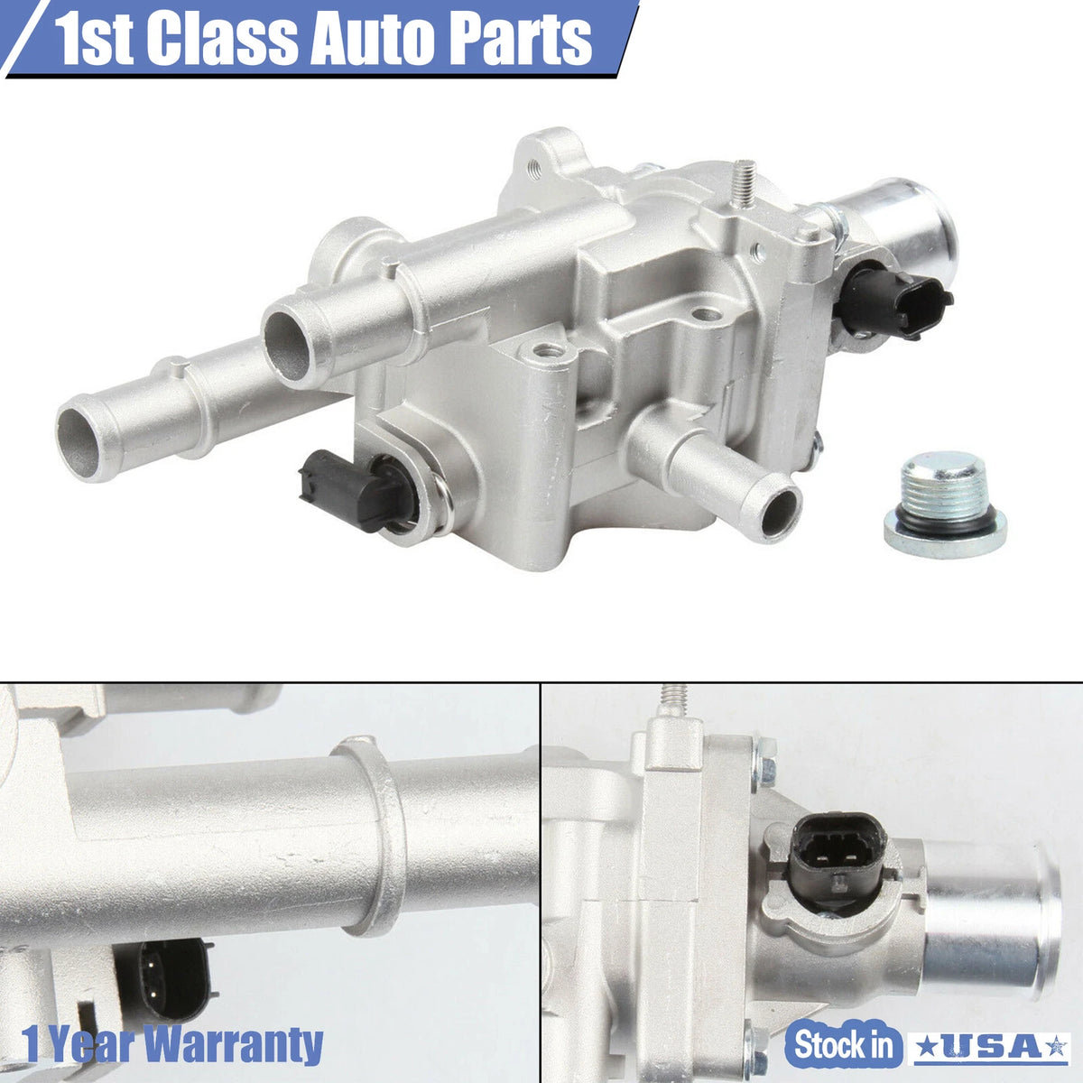Aluminium Thermostat Housing w/ Gasket for Chevy Cruze (2011–2018)