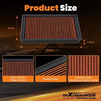 Engine Air Filter for Toyota 4Runner Lexus GX460 (2003–2023) 1780138050 1780138051