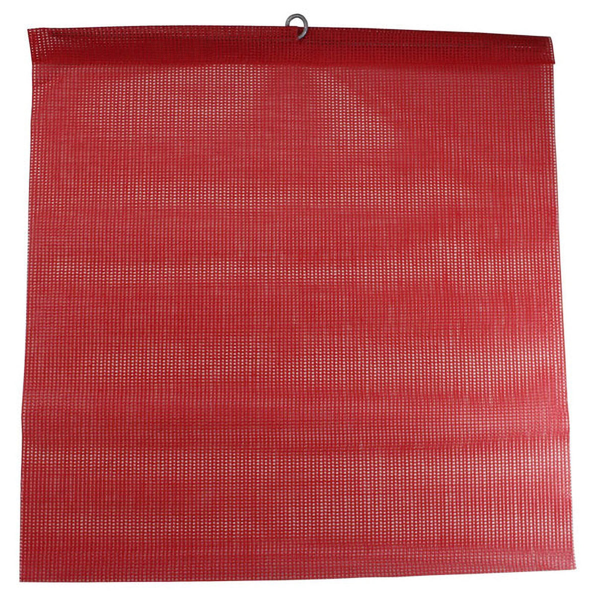 18" x 18" Red Mesh Flag with Pole for Universal Use (Fits Most Vehicles)