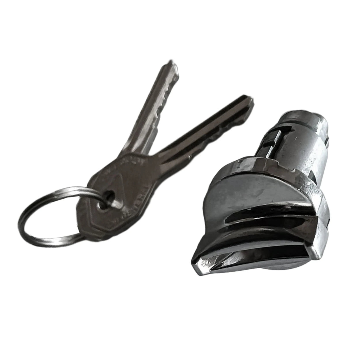 Chrome Ignition Lock Cylinder Zamak 5 w/ Keys for Chevrolet Corvette (1953–1964)