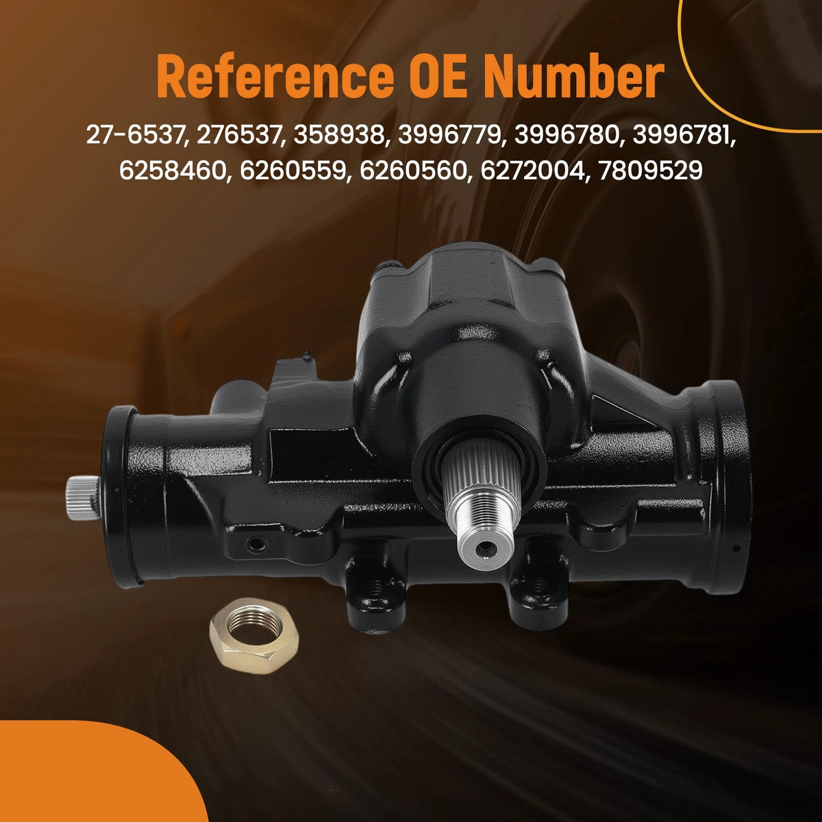 Power Steering Gear Box for International Harvester (1972–1975) 27-6537