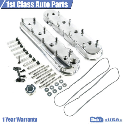 Aluminum Tall Valve Covers for LS1-LS7 5.3 6.0 (Polished DM-4420-SL)