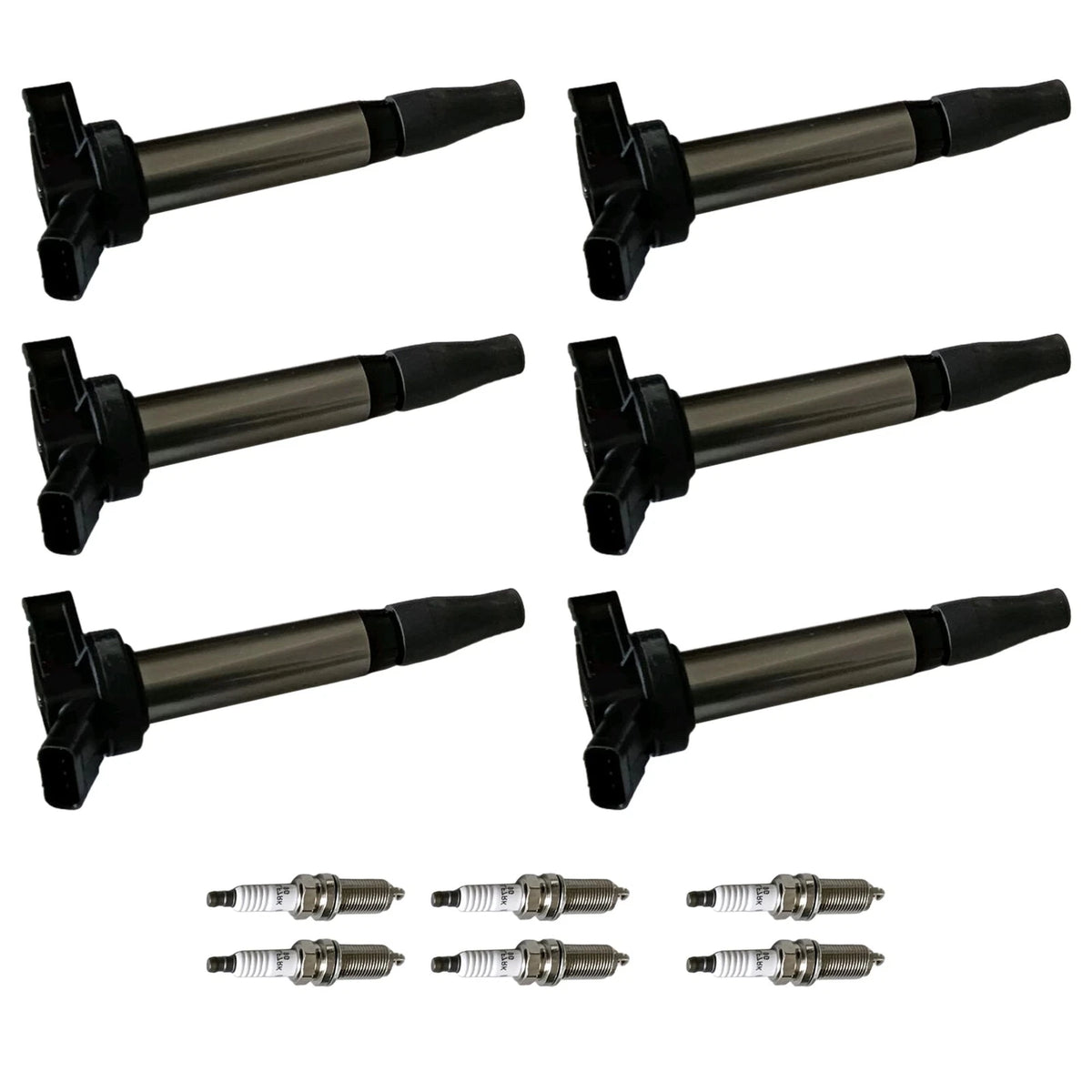 Set of 6 Ignition Coils & Iridium Spark Plugs for Toyota Tacoma (2016–2021)