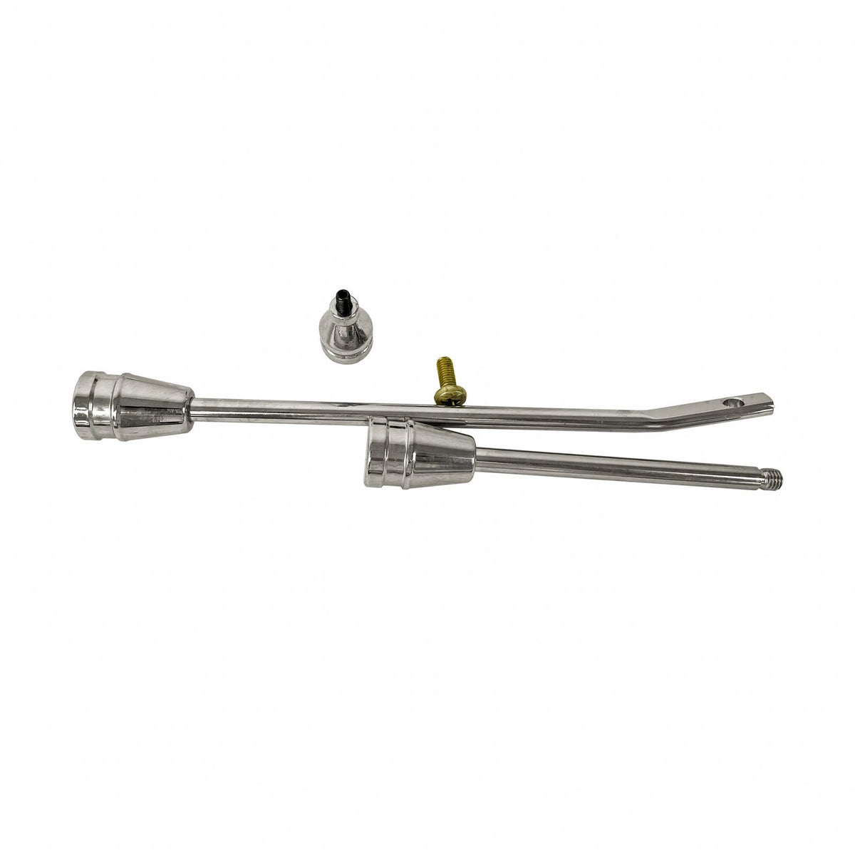 Chrome Tilt Steering Column for Chevy Corvette (1968–1980) - Keyed, Floor Shift