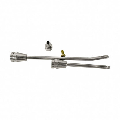 Chrome Tilt Steering Column for Chevy Corvette (1968–1980) - Keyed, Floor Shift