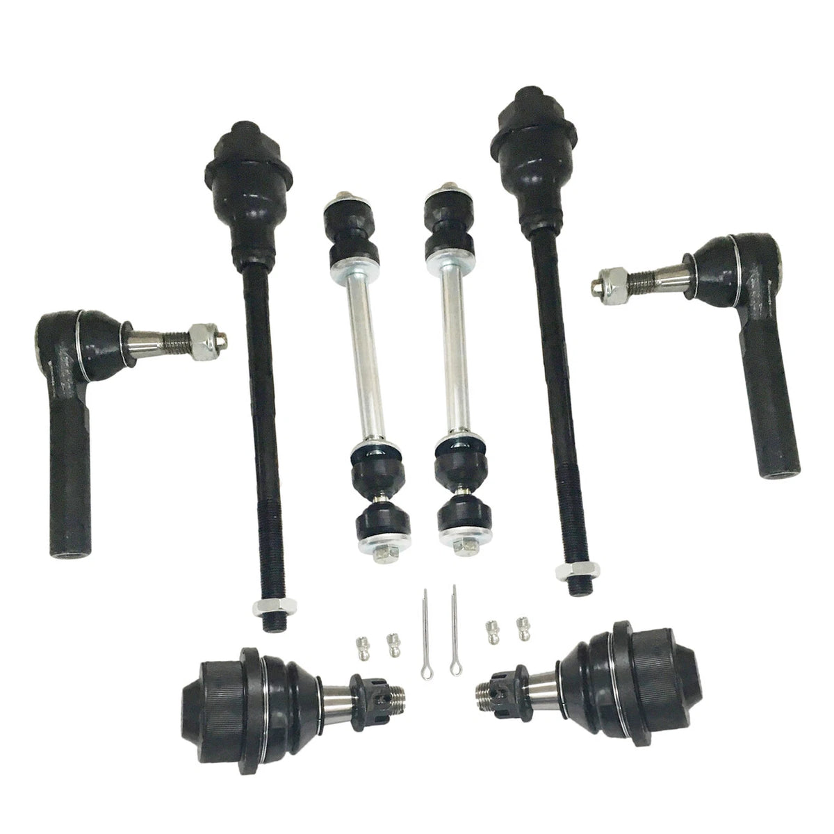10PCS Front Upper Control Arm Sway Bar Link Kit for Chevy GMC 8-Lug (2001–2012)