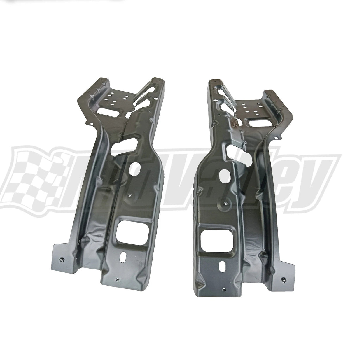 2X Front Bumper Impact Brackets for Chevy Silverado 2500 3500 (2011–2014)