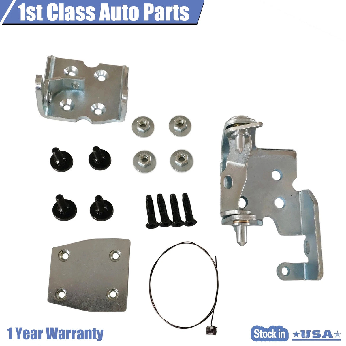 Front Upper Lower Door Hinge Left for Chevy Silverado GMC Sierra 1500 (1999–2007)