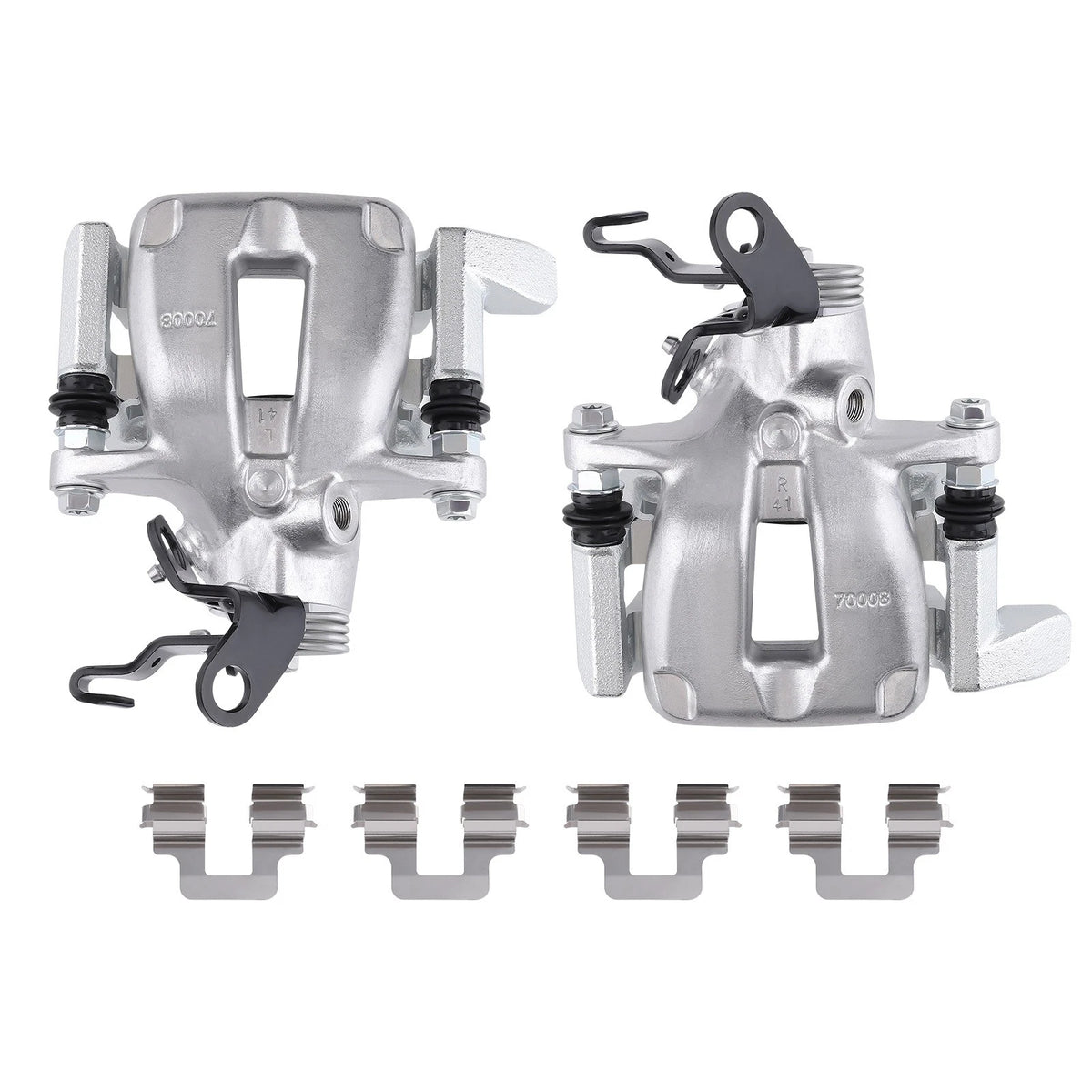 Rear Disc Brake Calipers w/Bracket Pair for Volkswagen Jetta (2009–2010)