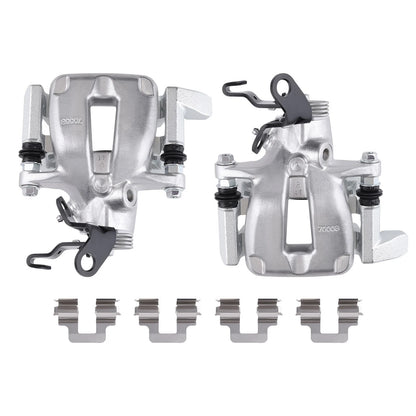 Rear Disc Brake Calipers w/Bracket Pair for Volkswagen Jetta (2009–2010)