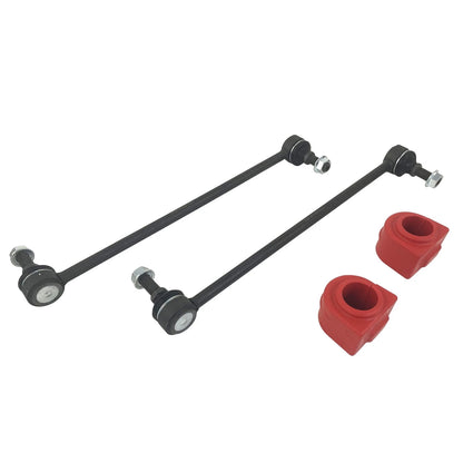 Set of 4 Front Sway Bar Links & Bushings for Buick Enclave, Chevy Traverse, GMC Saturn