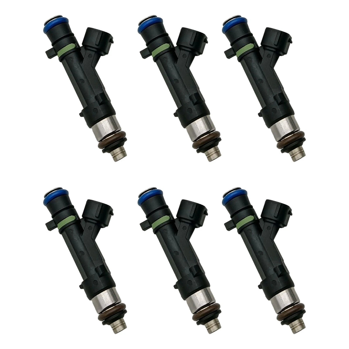 Set of 6 Fuel Injectors for Mitsubishi Montero Sport (2007–2013) & Outlander (2007–2013)