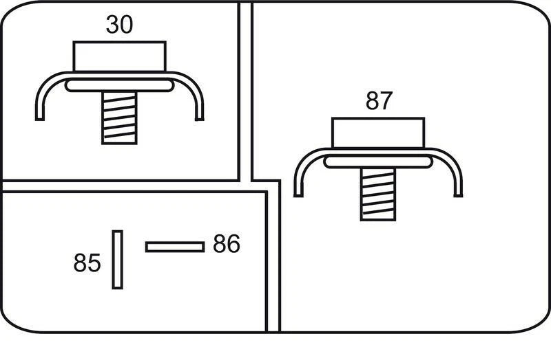 4 Terminal SPST NO Heavy Duty Relay 24V 50A for GEBE 990961