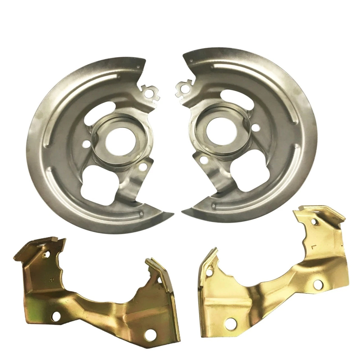 Front Disc Brake Conversion Caliper Mounting Brackets & Backing Plates for GM (1964–1972)