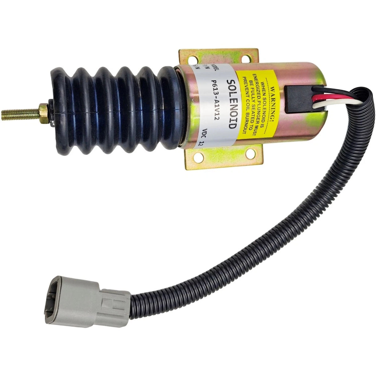 Pull Solenoid 101957 for Genie Trombetta Engine Throttle (Continuous Duty)