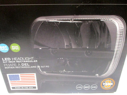 LED Rectangular Headlight 5" x 7" for International (OEM 2515570C1, 27450C)