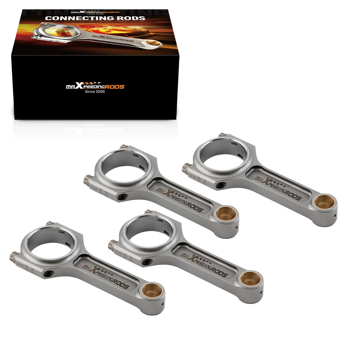 I-Beam Connecting Rods for VW Audi A3 1.8 20vT (1996–2003) AGU/ARZ/ARX/AUM/AQA 5.669"